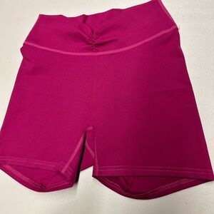 437 pink biker shorts